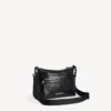 Men’s explorer double pouch messenger bag in black
