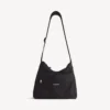 Men’s explorer hobo messenger bag in black