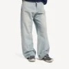 Men’s hamptons denim sneaker in blue/off white