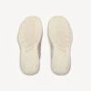 Men’s hamptons medium worn-out sneaker in off white/red