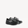 Men’s hamptons worn-out sneaker in black
