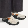 Men’s hike sandal sneaker in grey/beige/orange/black