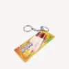 Men’s keychain/charm snack pouch in yellow