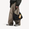 Men’s keychain/charm snack pouch in yellow