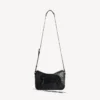 Men’s le city flap messenger bag small in black