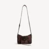 Men’s le city flap messenger bag small in light espresso
