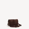Men’s le city flap messenger bag small in light espresso