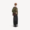 Men’s le city flap messenger bag small in light espresso