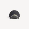 Men’s masking tape cap in faded black