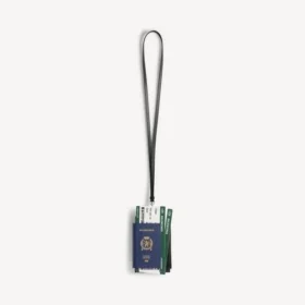Men’s passport phone holder in passport blue
