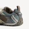 Men’s radar gradient lines sneaker in brown/blue/yellow/grey