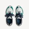 Men’s radar gradient lines sneaker in light grey/green/black