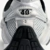 Men’s radar gradient lines sneaker in white/grey/silver/black/blue