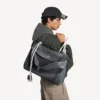 Men’s rodeo handbag large in grey