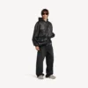 Men’s rodeo messenger bag small in black