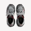 Men’s runner gradient sneaker in grey/red/black