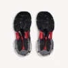 Men’s runner gradient sneaker in grey/red/black