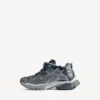 Men’s runner sneaker in grey/navy/light blue