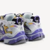 Men’s runner sneaker in purple/orange/grey