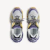 Men’s runner sneaker in purple/orange/grey