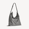 Men’s shopper dust bag crossbody pouch large in grey