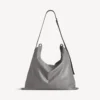 Men’s shopper dust bag crossbody pouch large in grey