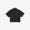 Men’s sketchy bowling short sleeve shirt in black