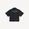 Men’s sketchy bowling short sleeve shirt in black