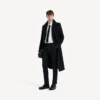 Men’s skinny tailored pants in black