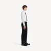 Men’s skinny tailored pants in black