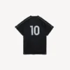 Men’s soccer oversized t-shirt in black