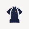 Men’s soccer oversized t-shirt in navy