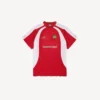 Men’s soccer oversized t-shirt in red