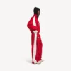 Men’s soccer tracksuit jacket in lipstick red