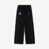 Men’s soccer tracksuit pants in black