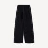 Men’s soccer tracksuit pants in black