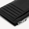 Men’s superbusy long coin and card holder  in black