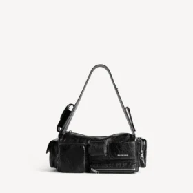 Men’s superbusy sling bag small in black