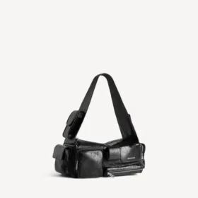 Men’s superbusy sling bag small in black