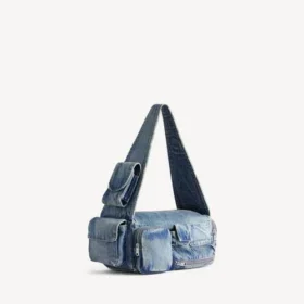 Men’s superbusy sling bag small in blue