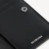 Men’s superbusy vertical bifold wallet in black
