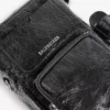 Men’s superbusy vertical crossbody bag in black