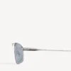 Men’s tag 3.0 d-frame sunglasses in silver