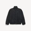 Men’s tailored tracksuit jacket in navy/dark green