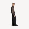 Men’s taxi jacket in dark brown