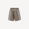 Men’s techwear tracksuit shorts in grey