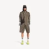 Men’s techwear zip-up jacket in grey