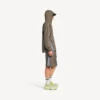 Men’s techwear zip-up jacket in grey