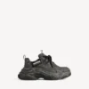Men’s triple s canvas sneaker in black