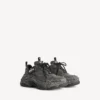 Men’s triple s canvas sneaker in black